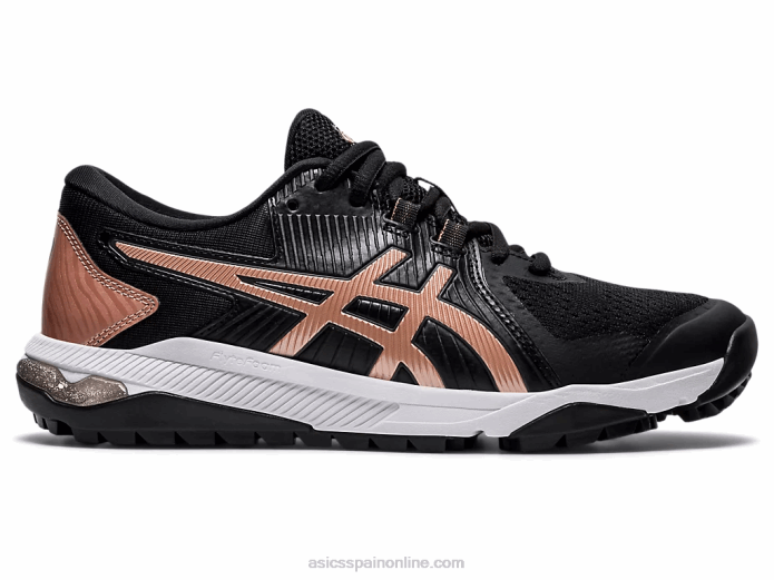 deslizamiento de curso de gel Asics 4L684056 negro/oro rosa