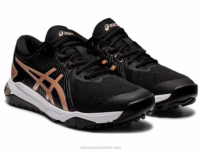 deslizamiento de curso de gel Asics 4L684056 negro/oro rosa