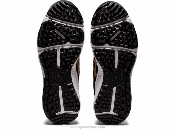 deslizamiento de curso de gel Asics 4L684056 negro/oro rosa
