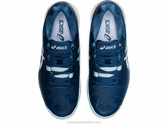 gel-resolución 8 arcilla Asics 4L683259 índigo claro/azul claro