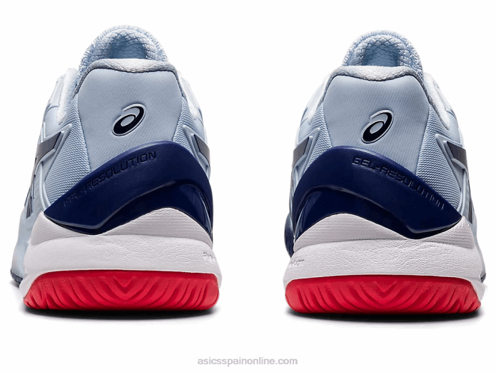 gel-resolución 8 de ancho Asics 4L683107 cielo suave/azul marino
