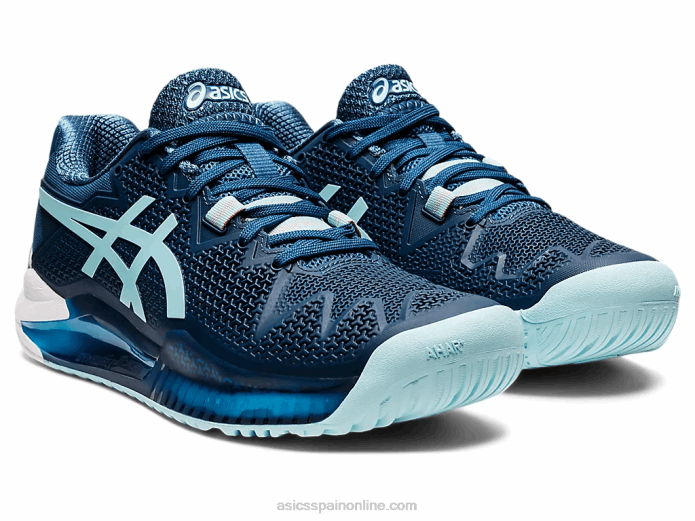 gel-resolución 8 de ancho Asics 4L683521 índigo claro/azul claro
