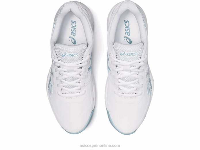 juego de gel 8 Asics 4L683192 blanco/azul humo