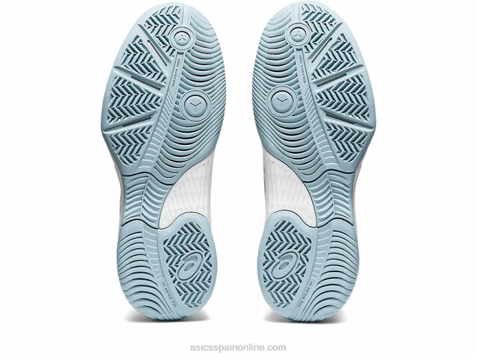 juego de gel 8 Asics 4L683192 blanco/azul humo