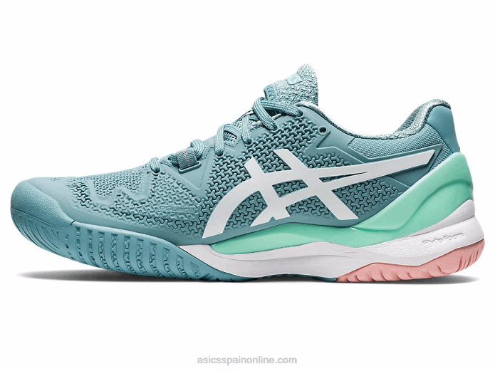 resolución de gel 8 Asics 4L682957 humo azul/blanco