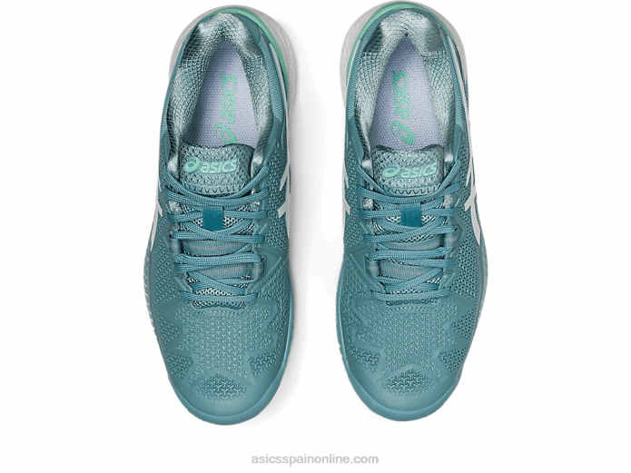 resolución de gel 8 Asics 4L682957 humo azul/blanco