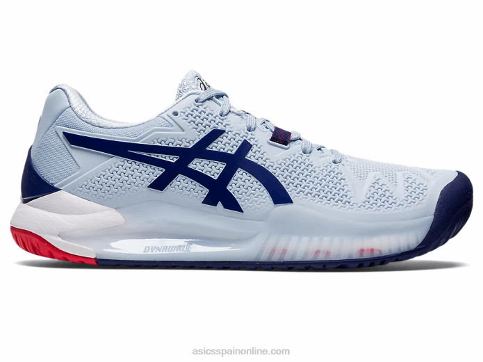 resolución de gel 8 Asics 4L683122 cielo suave/azul marino
