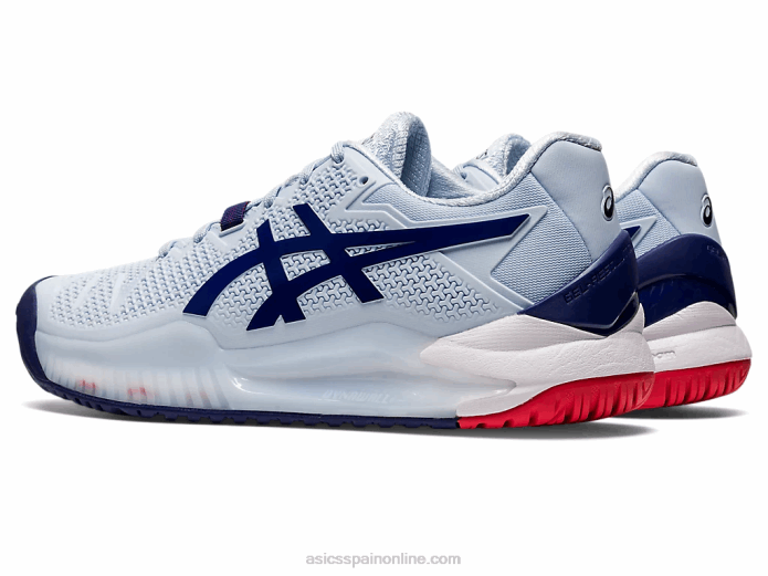 resolución de gel 8 Asics 4L683122 cielo suave/azul marino