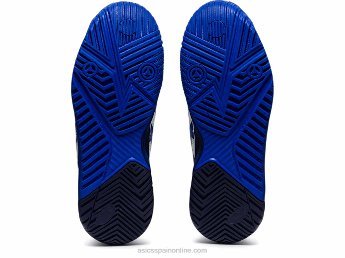 resolución de gel 8 Asics 4L683867 blanco/azul lapislázuli
