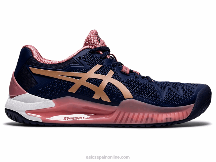 resolución de gel 8 Asics 4L683894 chaquetón/oro rosa