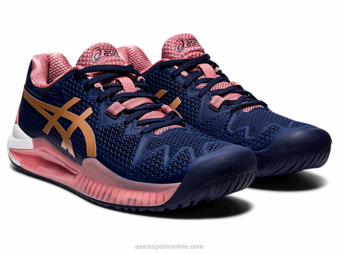 resolución de gel 8 Asics 4L683894 chaquetón/oro rosa