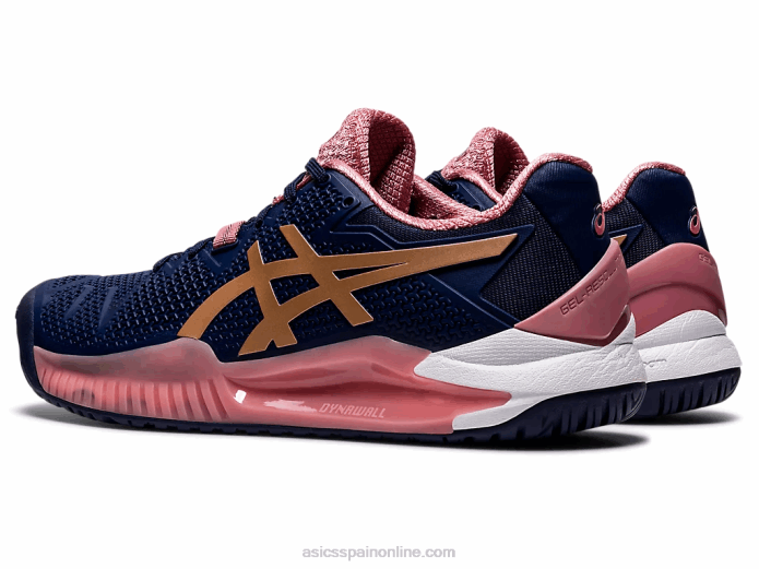 resolución de gel 8 Asics 4L683894 chaquetón/oro rosa