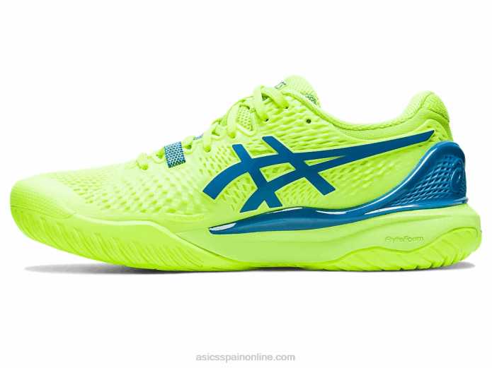 resolución de gel 9 Asics 4L682170 verde peligro/azul renacido
