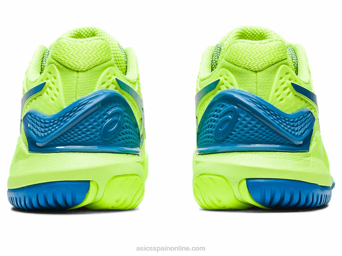 resolución de gel 9 Asics 4L682170 verde peligro/azul renacido