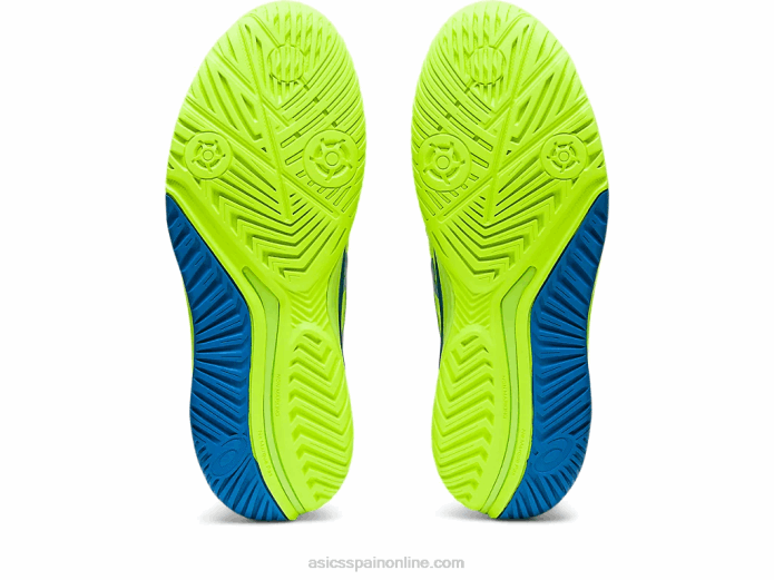 resolución de gel 9 Asics 4L682170 verde peligro/azul renacido