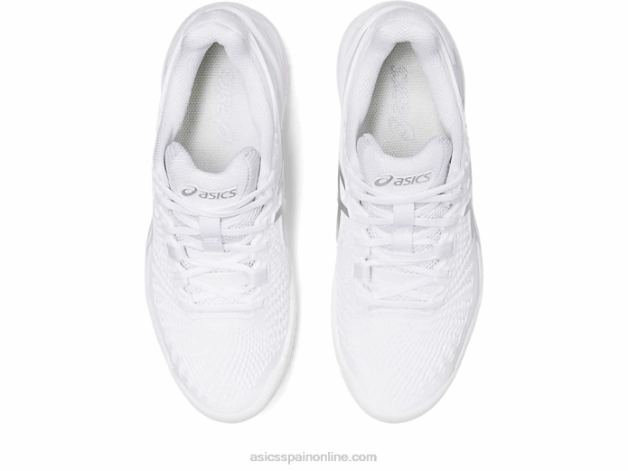resolución de gel 9 Asics 4L682390 blanco/plata pura