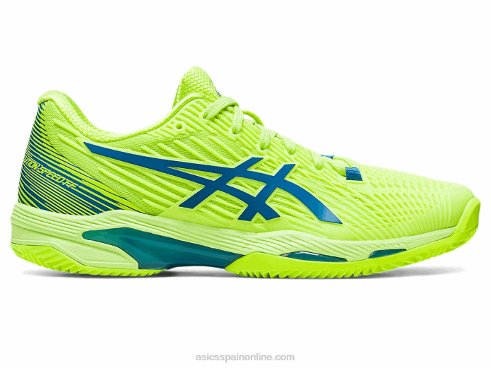 solución velocidad ff 2 arcilla Asics 4L682179 verde peligro/azul renacido