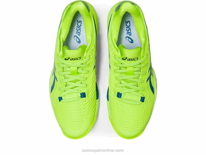 solución velocidad ff 2 arcilla Asics 4L682179 verde peligro/azul renacido