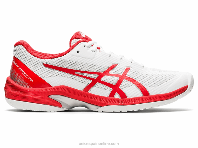 velocidad de corte ff Asics 4L684102 blanco/rojo fuego