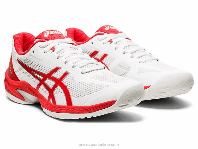 velocidad de corte ff Asics 4L684102 blanco/rojo fuego