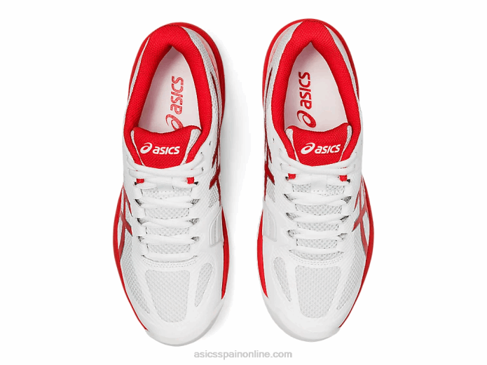 velocidad de corte ff Asics 4L684102 blanco/rojo fuego