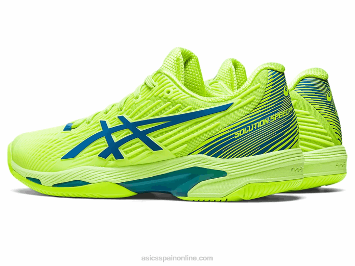 velocidad de solución ff 2 Asics 4L682174 verde peligro/azul renacido