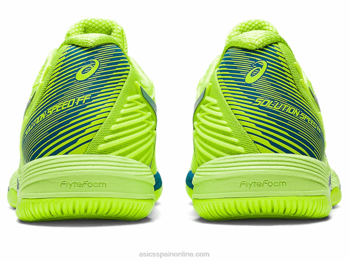 velocidad de solución ff 2 Asics 4L682174 verde peligro/azul renacido