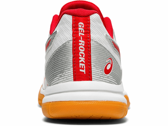cohete de gel 9 Asics 4L684202 blanco/rojo clásico