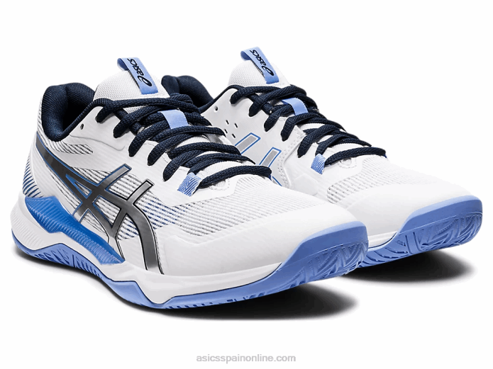 táctica de gel Asics 4L683591 blanco/azul bígaro