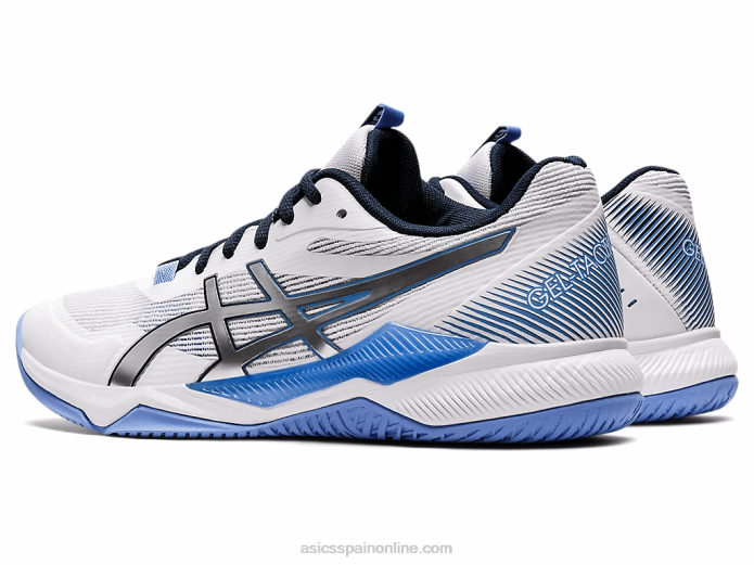 táctica de gel Asics 4L683591 blanco/azul bígaro