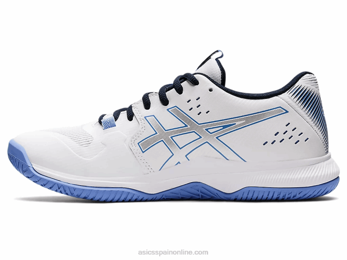 táctica de gel Asics 4L683591 blanco/azul bígaro