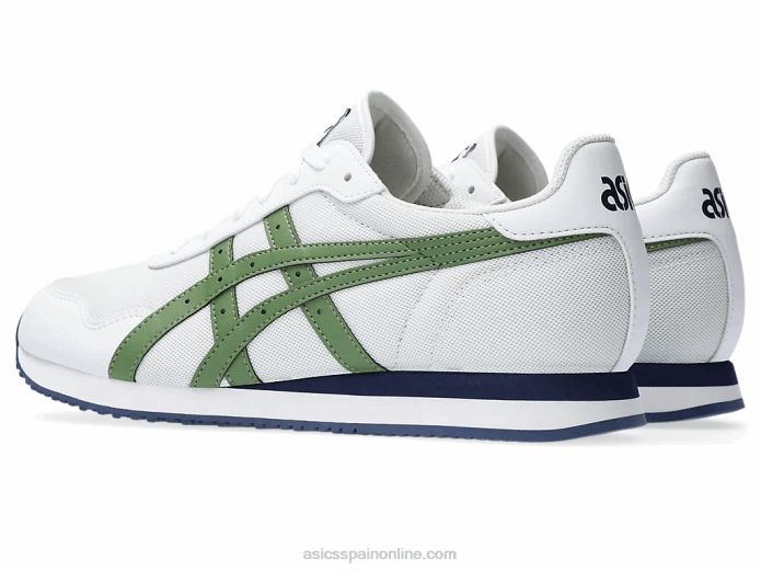 corredor de tigre Asics 4L68208 blanco/verde cedro