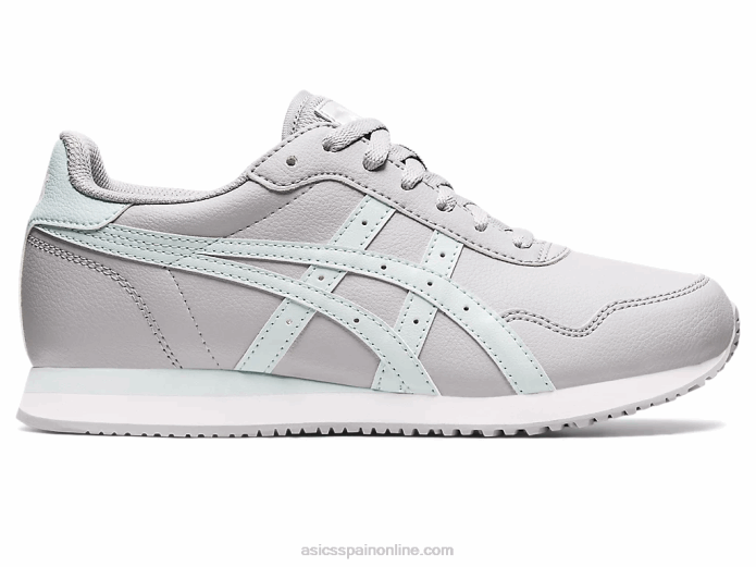 corredor de tigre Asics 4L683143 gris piedmont/ángel aguamarina