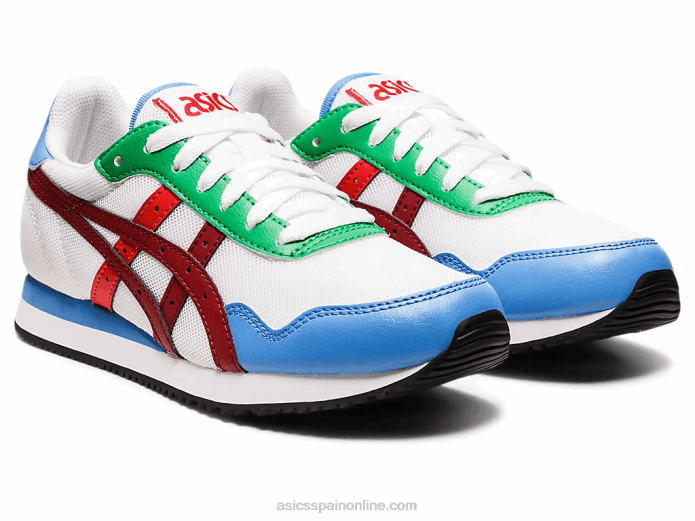 corredor de tigre Asics 4L683148 blanco/burdeos