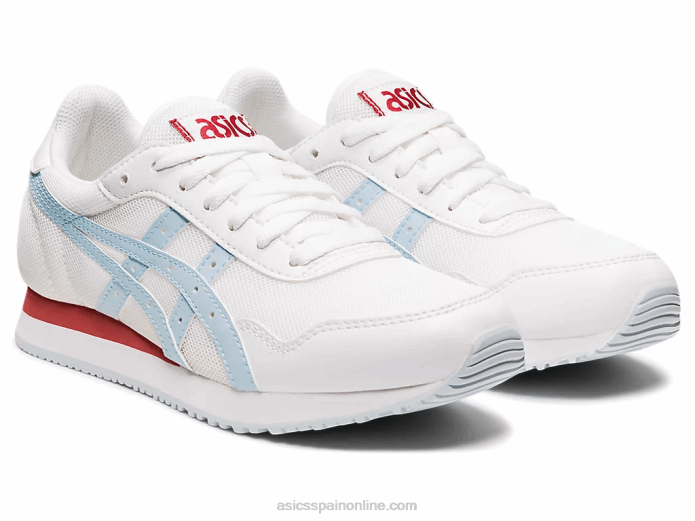 corredor de tigre Asics 4L683522 cielo blanco