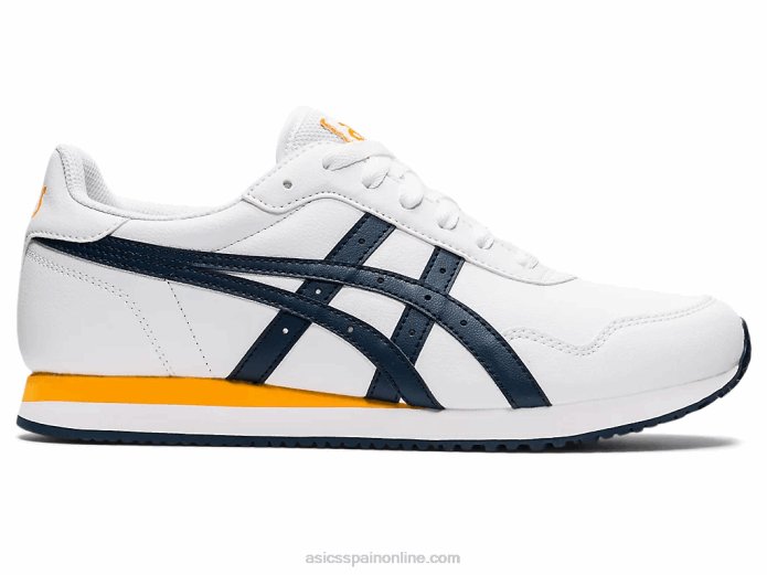 corredor de tigre Asics 4L68641 blanco/azul francés