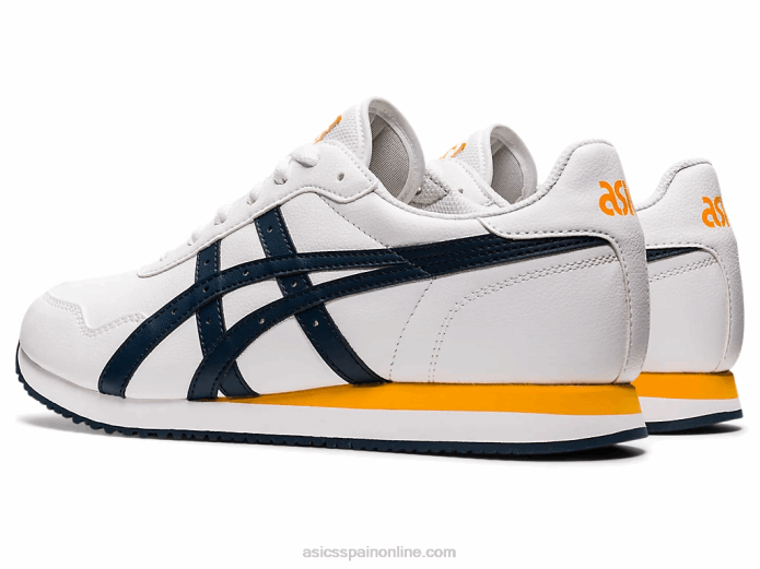 corredor de tigre Asics 4L68641 blanco/azul francés