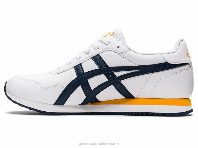 corredor de tigre Asics 4L68641 blanco/azul francés