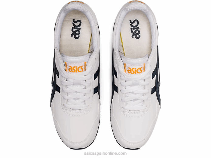 corredor de tigre Asics 4L68641 blanco/azul francés