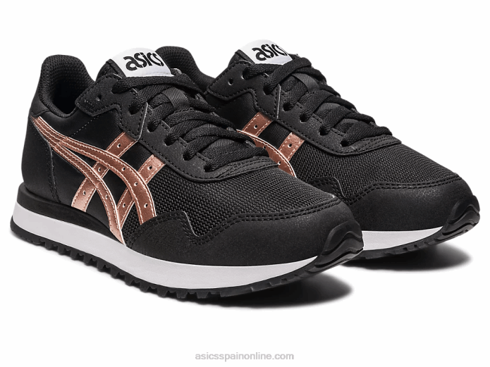corredor de tigre ii Asics 4L682290 negro/oro rosa