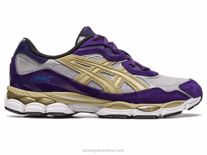 despierto ny x gel-nyc Asics 4L68307 plata pura/uva gótica
