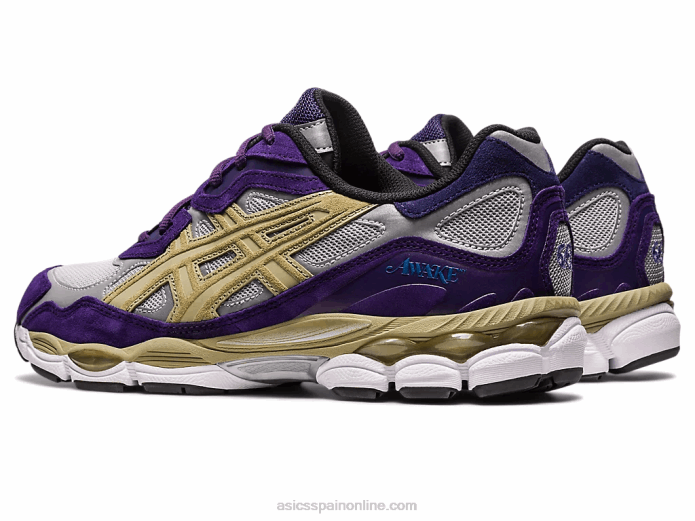 despierto ny x gel-nyc Asics 4L68307 plata pura/uva gótica