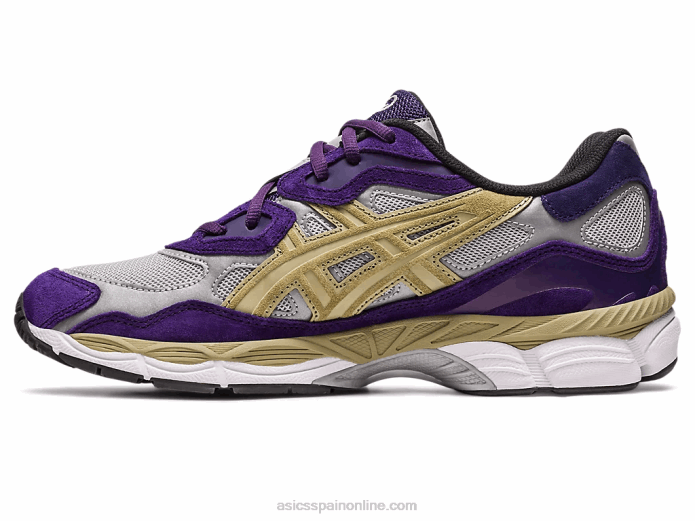 despierto ny x gel-nyc Asics 4L68307 plata pura/uva gótica