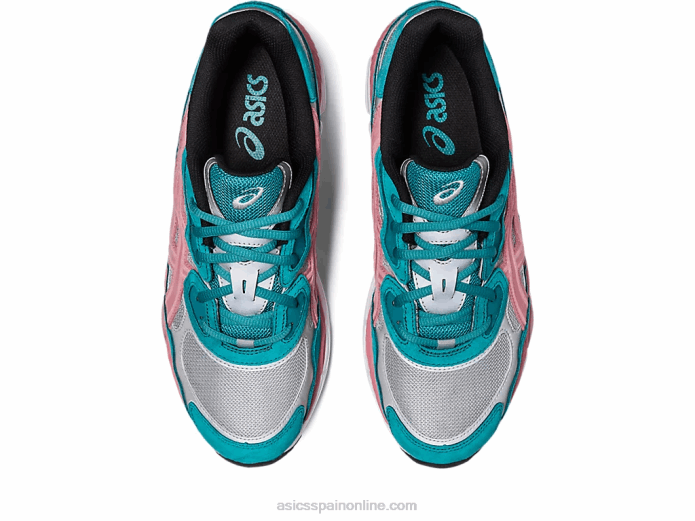 despierto ny x gel-nyc Asics 4L68308 plata pura/pizarra verde azul