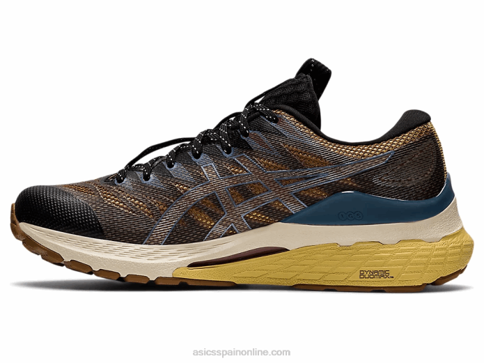 fn3-s gel-kayano 28 Asics 4L683139 antracita/oro antiguo