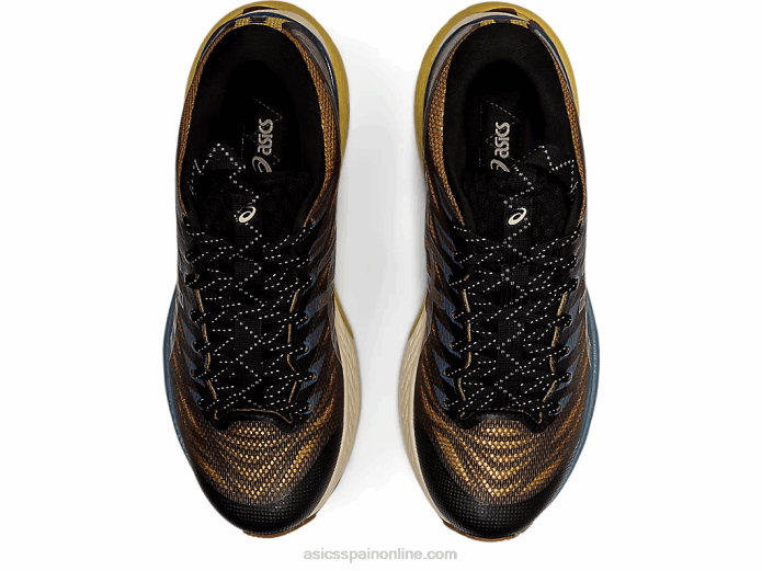 fn3-s gel-kayano 28 Asics 4L683139 antracita/oro antiguo