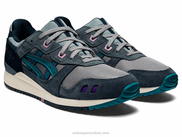 gel-lyte iii og Asics 4L68745 asfalto/verde berilo