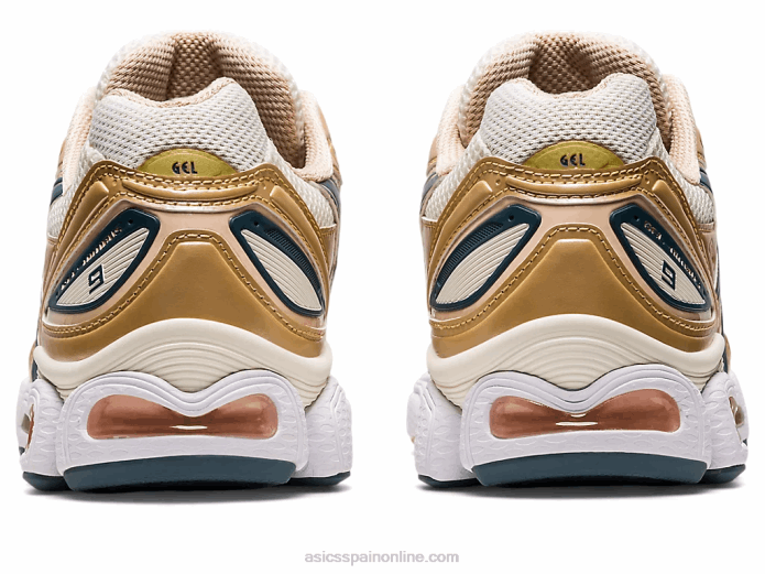 gel-nimbus 9 Asics 4L682701 crema/acorazado