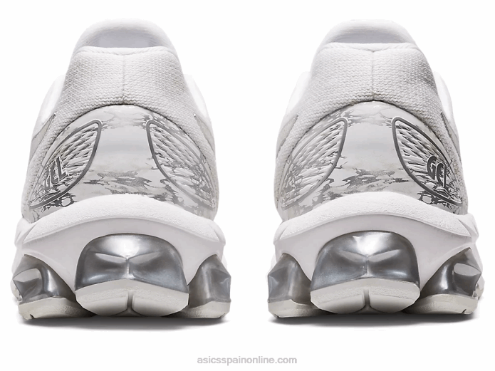 gel-quantum 180 vii Asics 4L682921 blanco/plata pura