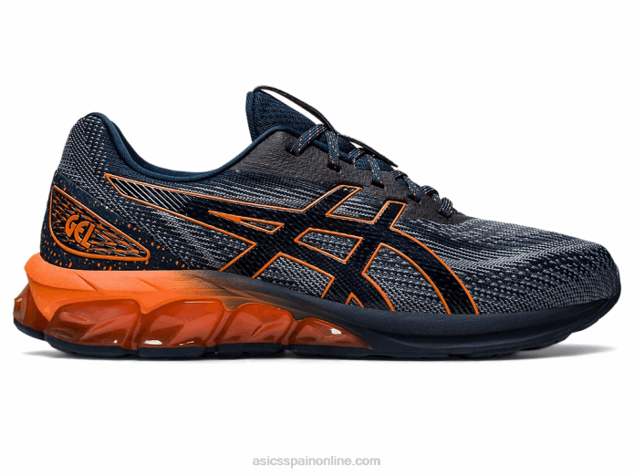 gel-quantum 180 vii Asics 4L68733 azul francés/naranja lava